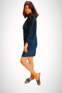 Blue Bodycon Dress