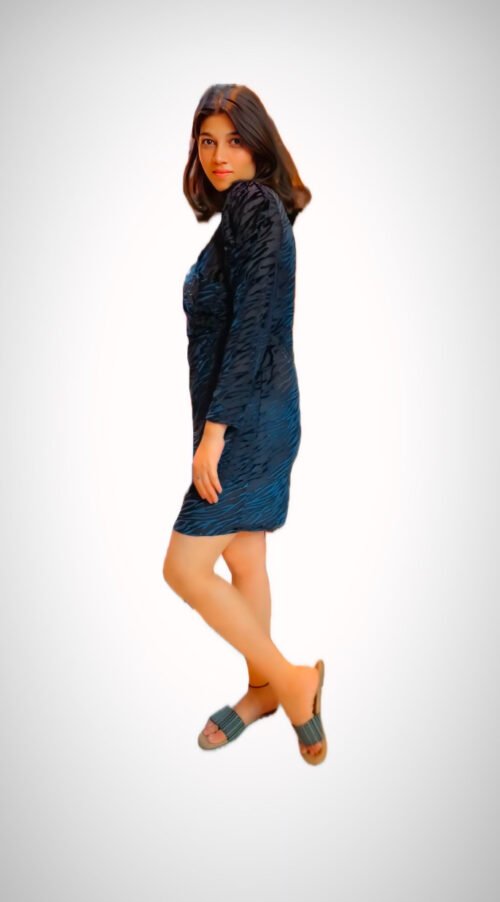 Blue Bodycon Dress