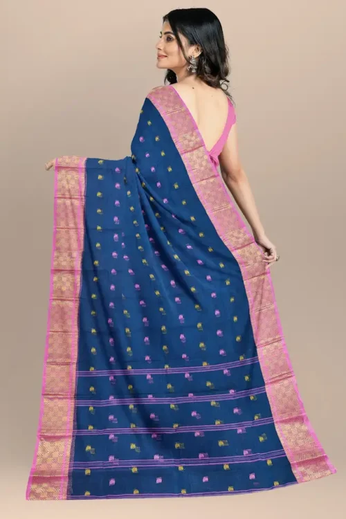 Tant Pure Cotton Saree - Image 2