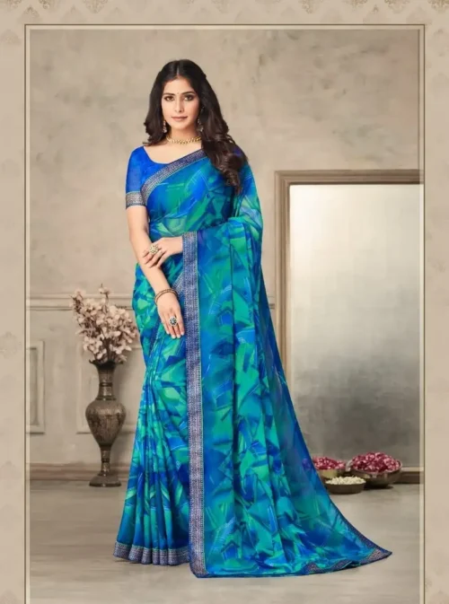 Printed Banarasi Art Silk Saree