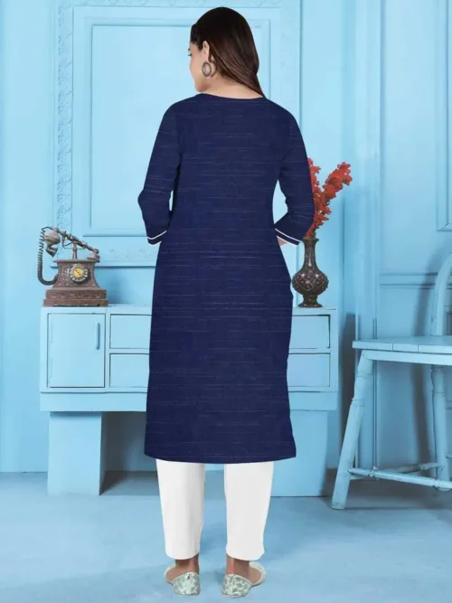 Women Kurta and Pant Set - Image 3